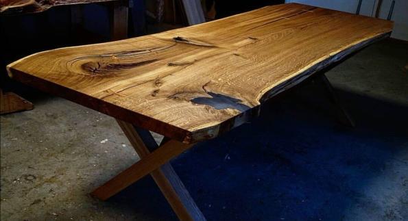 Live edge Matbord/soffbord/köksö mfl. - Bild 31