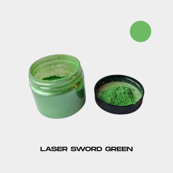 micapulver grön