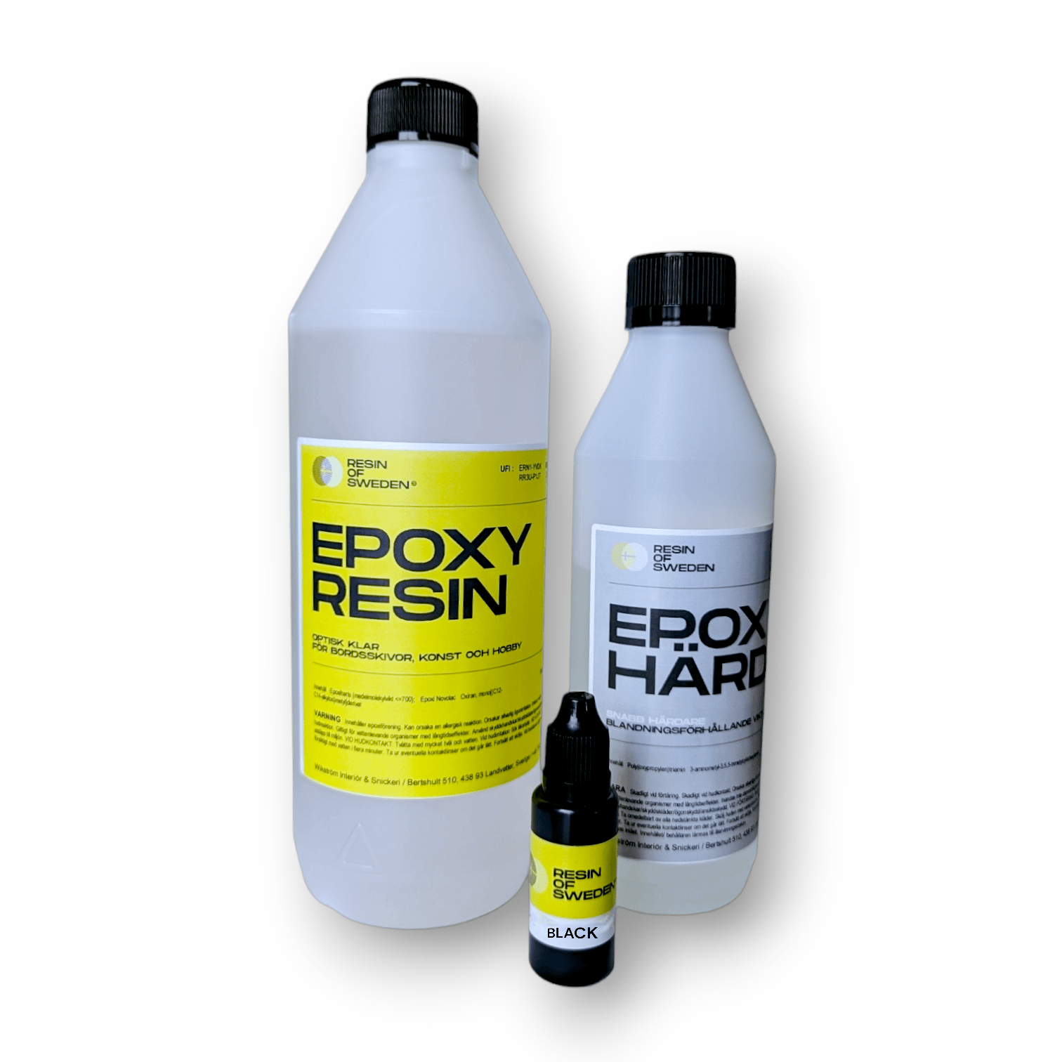 laga sprickor i trä epoxy resin svart