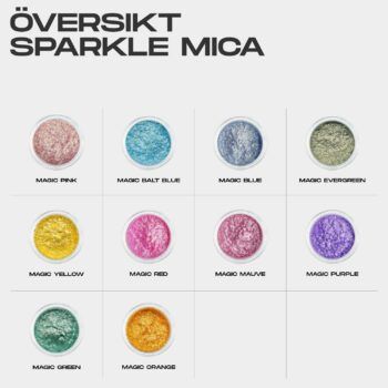 glittrande mica pulver epoxy